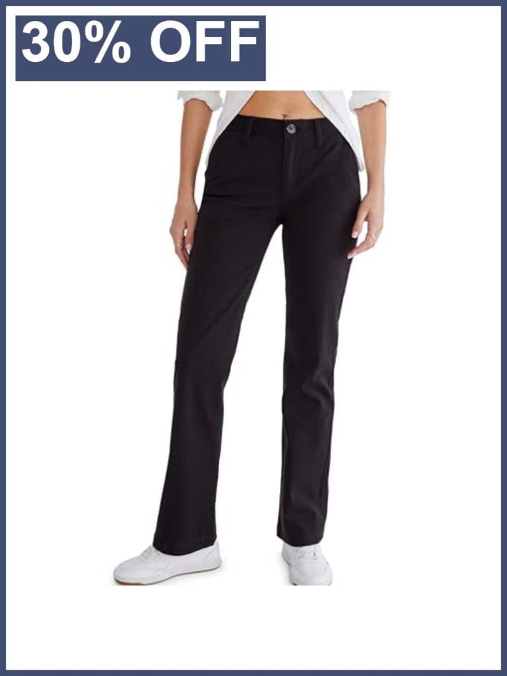 Stretch Twill Medical Scrub Pants Women's Uniform Trousers Mid Rise Straight Leg